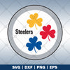 Pittsburgh Steelers, St Patrick's Day logo, Svg Files For Cricut, Dxf, Eps, Png, Cricut Vector, Digital Cut Files, Football, Festival, Sport, Sport team