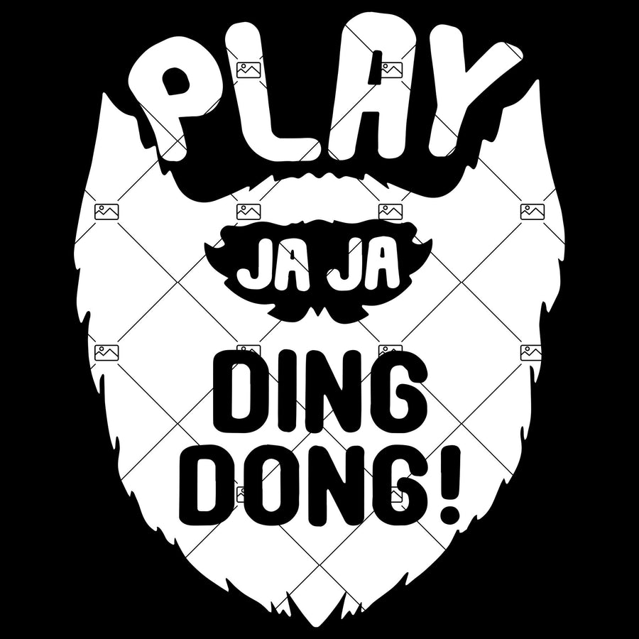 Play JaJa DING DONG Adults Funny T-Shirt Fire Saga Comedy BEARD Tee Shirt Top