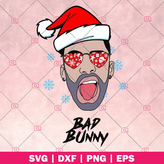 Rapper Bab Bunny, Bad Bunny Sees the World Through Heart-Shaped Glasses logo, Svg Files For Cricut, Dxf, Eps, Png, Cricut Vector, Digital Cut Files, Vector, KOL, rapper, Human