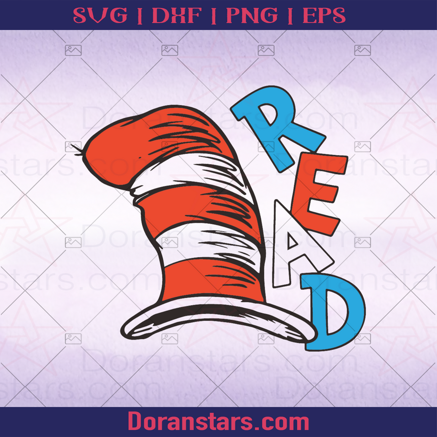 Read dr. seuss, Doctor Seussm, Quote, Book logo, Svg Files For Cricut, Dxf, Eps, Png, Cricut Vector, Digital Cut Files Download - doranstars.com