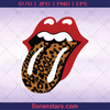 Rolling Stones Classic Leopard Tongue Music, Rock, Rock Music, Rock And Roll, Old School Rock logo, Svg Files For Cricut, Dxf, Eps, Png, Cricut Vector, Digital Cut Files Download - doranstars.com