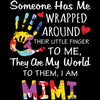 Someone Has Me Wrapped Around Their Little Finger To Me-They Are My World To Them-I Am Mimi Digital Cut Files Svg, Dxf, Eps, Png, Cricut Vector, Digital Cut Files Download