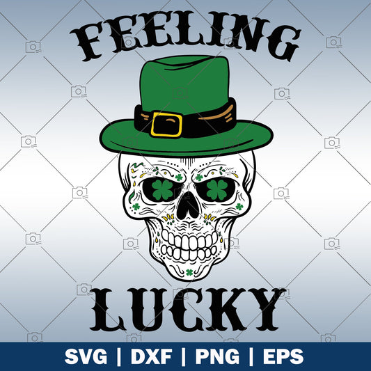 St. Patricks Day Leprechaun Skull Dabbing logo, Svg Files For Cricut, Dxf, Eps, Png, Cricut, skull, cool, emo, scary, skeleton, festival, lucky
