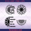 Sunflower, SVG, Starbucks SVG, Create Your Own Sunshine, Bloom with Grace, Cricut SVG