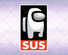 Sus - Among Us - Svg, Instant Download - Doranstars