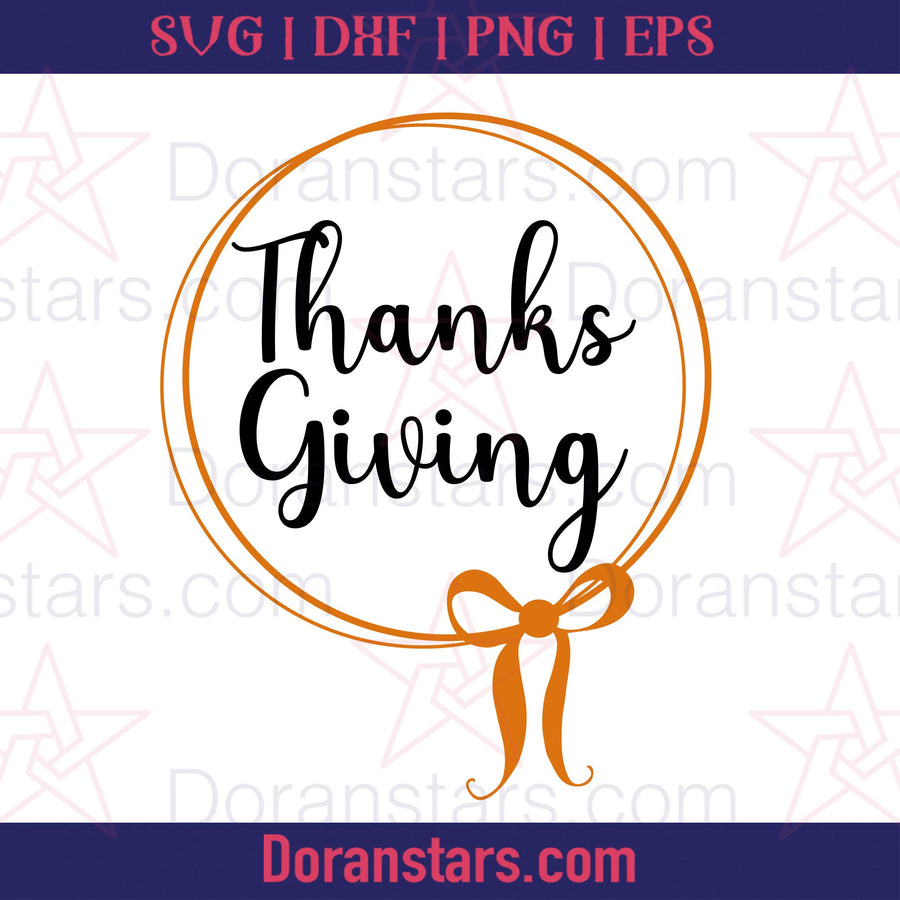 Thanksgiving - Free SVG, Instant Download - Doranstars