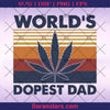 World's Dopest Dad Digital Cut Files Svg, Dxf, Eps, Png, Cricut Vector, Digital Cut Files Download