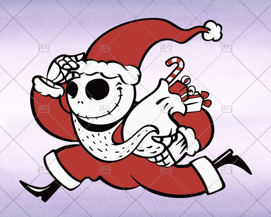 Xmas Thief -Nightmare Before Christmas Svg, Instant Download - Doranstars