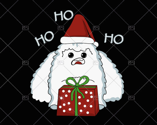Yeti Xmas - Svg, Instant Download - Doranstars