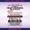 You Can't Scare Me I Have A Crazy Grandma She Is Also A Grumpy Old Woman, Family, Grandmother, Grandparent, Gift, love logo, Svg Files For Cricut, Dxf, Eps, Png, Cricut Vector, Digital Cut Files Download - doranstars.com