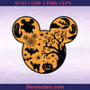 Disney Halloween Shirts Svg Mickey Head Clip Art Halloween Vector Silhouette Cricut