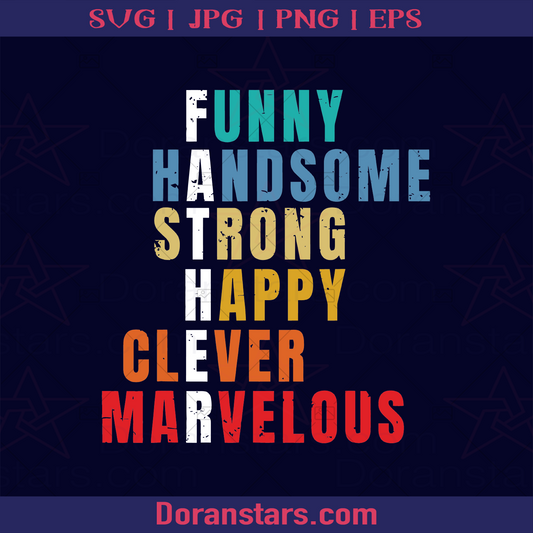 father's day men gift from daughter son wife for husband dad, Father, Blood Father, Father and Son, Father's Day, Best Dad, Family Meaningful Design Gift logo, Svg Files For Cricut, Dxf, Eps, Png, Cricut Vector, Digital Cut Files Download - doranstars.com