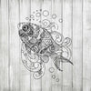 Fish Mandala svg, Zentangle Fish svg, Intricate svg File, Cricut Design svg, Mandala Animals cut files Digital