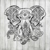 Elephants Mandala svg, Zentangle Elephants svg, Intricate svg File, Cricut Design svg, Mandala Animal
