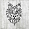Wolf Mandala svg, Zentangle Wolf svg, Intricate svg File, Cricut Design svg, Mandala Animals cut files Digital