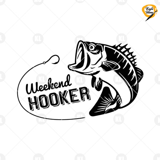 Weekend Hooker SVG Design cut file for Cricut & Silhouette by DoranStars