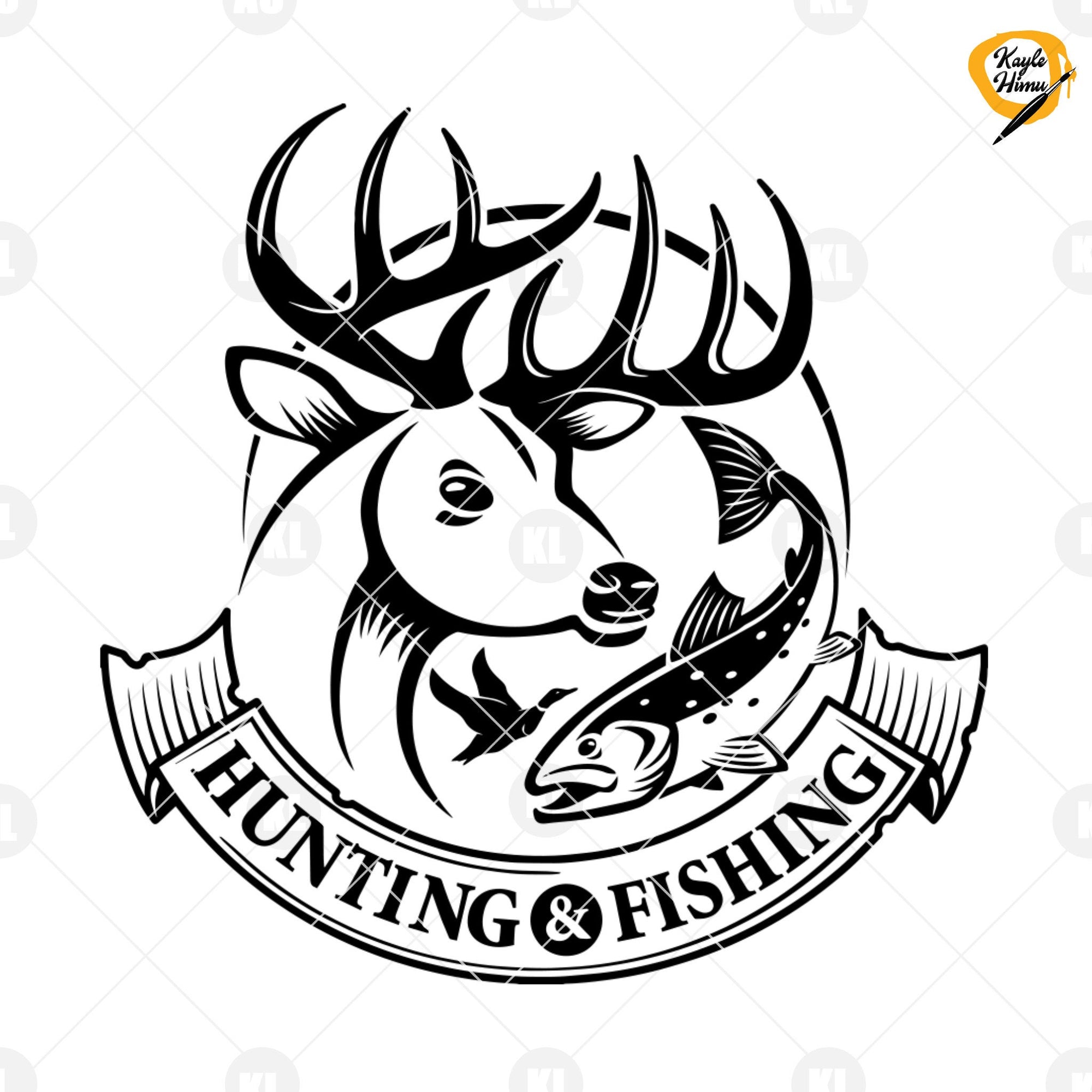 Fishing Svg Hunting And Fishing Digital Cut Files Svg, Dxf, Eps