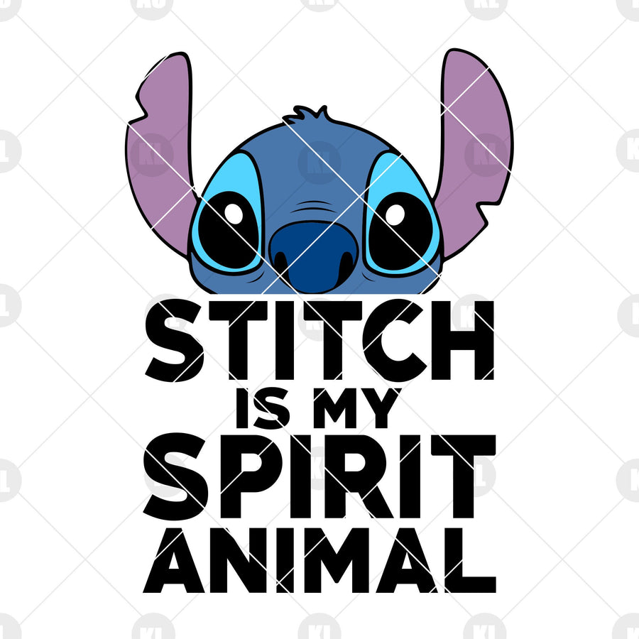 Stich Is My Spirit Animal Digital Cut Files Svg, Dxf, Eps, Png, Cricut Vector, Digital Cut Files Download