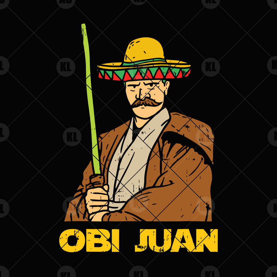 Obi Juan Digital Cut Files Svg, Dxf, Eps, Png, Cricut Vector, Digital Cut Files Download