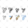 Bumblebee Digital Cut Files Svg, Dxf, Eps, Png, Cricut Vector, Digital Cut Files Download