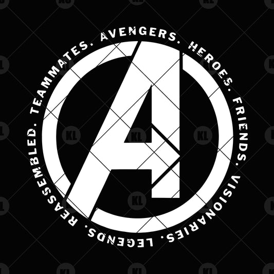 Avengers SVG Design cut file for Cricut & Silhouette by DoranStars