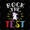 Rock The Test Digital Cut Files Svg, Dxf, Eps, Png, Cricut Vector, Digital Cut Files Download