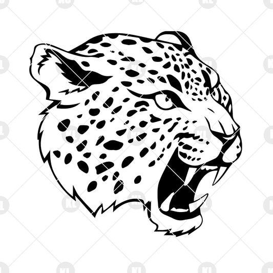 Leopard SVG Design cut file for Cricut & Silhouette by DoranStars