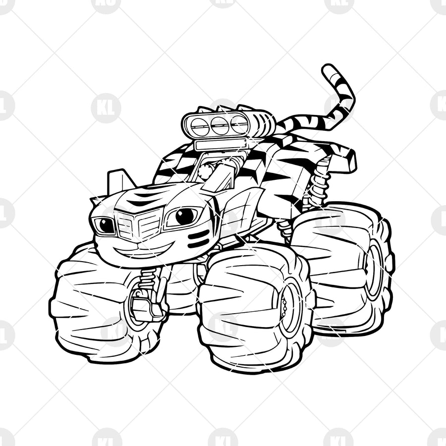 Monster Machines Digital Cut Files Svg, Dxf, Eps, Png, Cricut Vector, Digital Cut Files Download