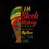 I Am Black History And Celebrate My Race All Year Long Digital Cut Files Svg, Dxf, Eps, Png, Cricut Vector, Digital Cut Files Download