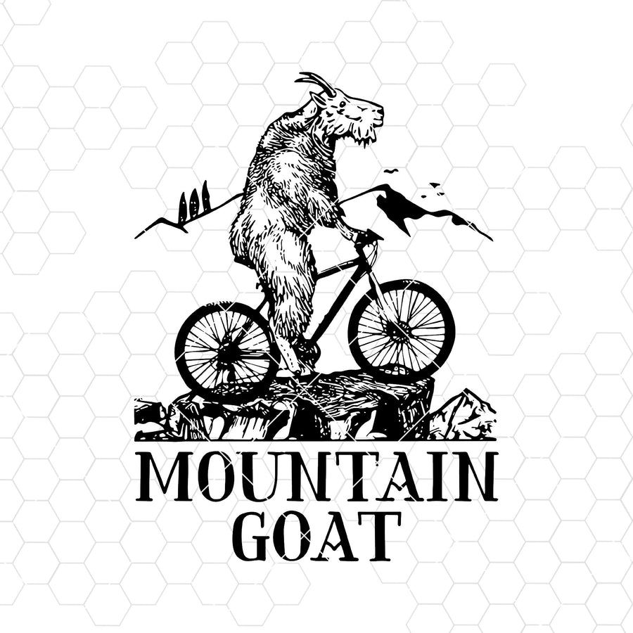 Mountain Goat Digital Cut Files Svg, Dxf, Eps, Png, Cricut Vector, Digital Cut Files Download