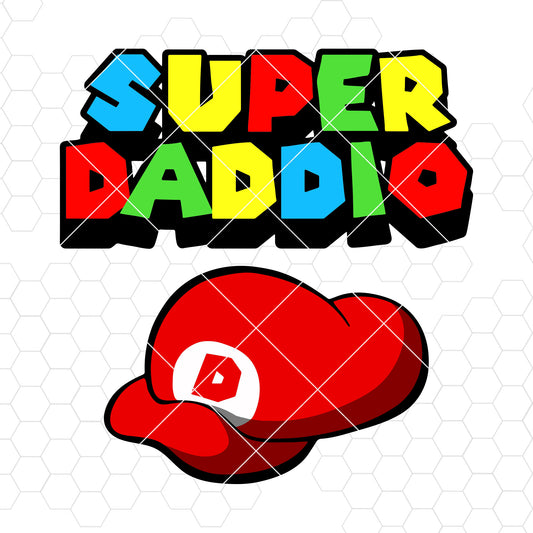 Super Daddio Father's Day SVG cut file for Cricut & Silhouette by DoranStars