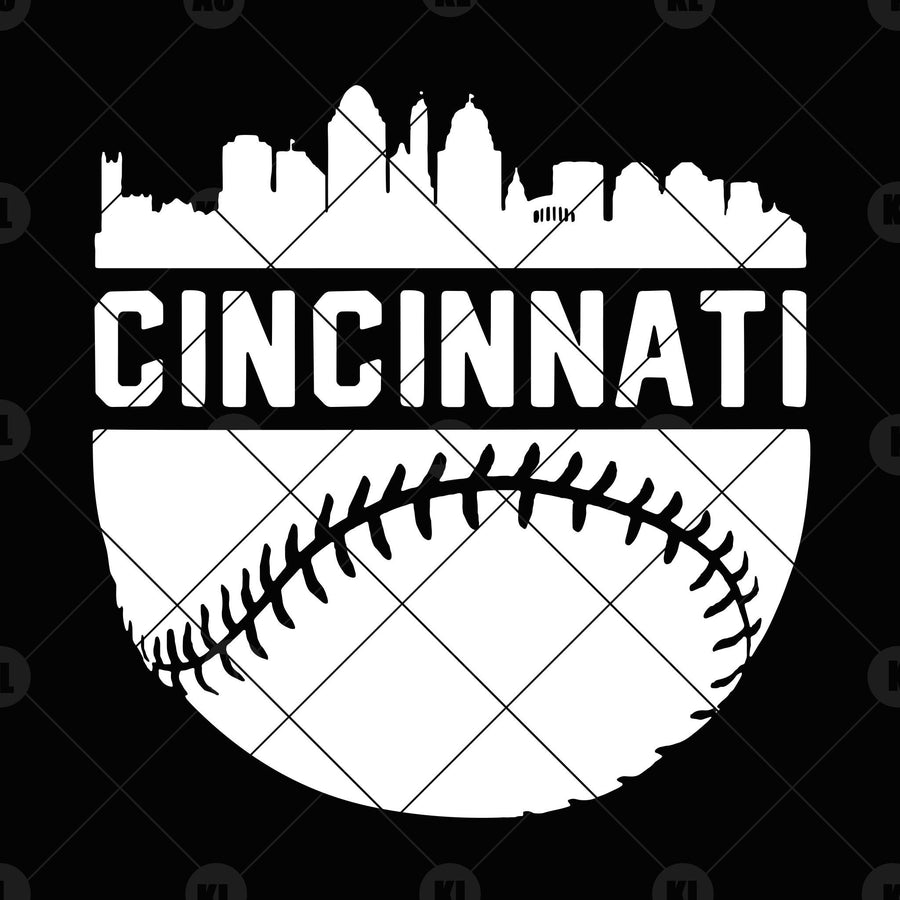 Cincinnati Digital Cut Files Svg, Dxf, Eps, Png, Cricut Vector, Digital Cut Files Download