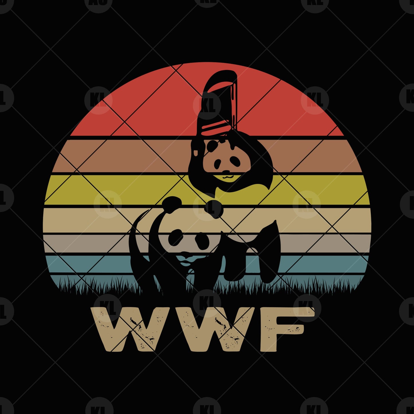 WWF Digital Cut Files Svg, Dxf, Eps, Png, Cricut Vector, Digital Cut Files Download