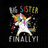 Big Sister-Finally Digital Cut Files Svg, Dxf, Eps, Png, Cricut Vector, Digital Cut Files Download
