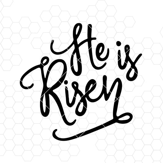 He Is Risen SVG Design cut file for Cricut & Silhouette by DoranStars