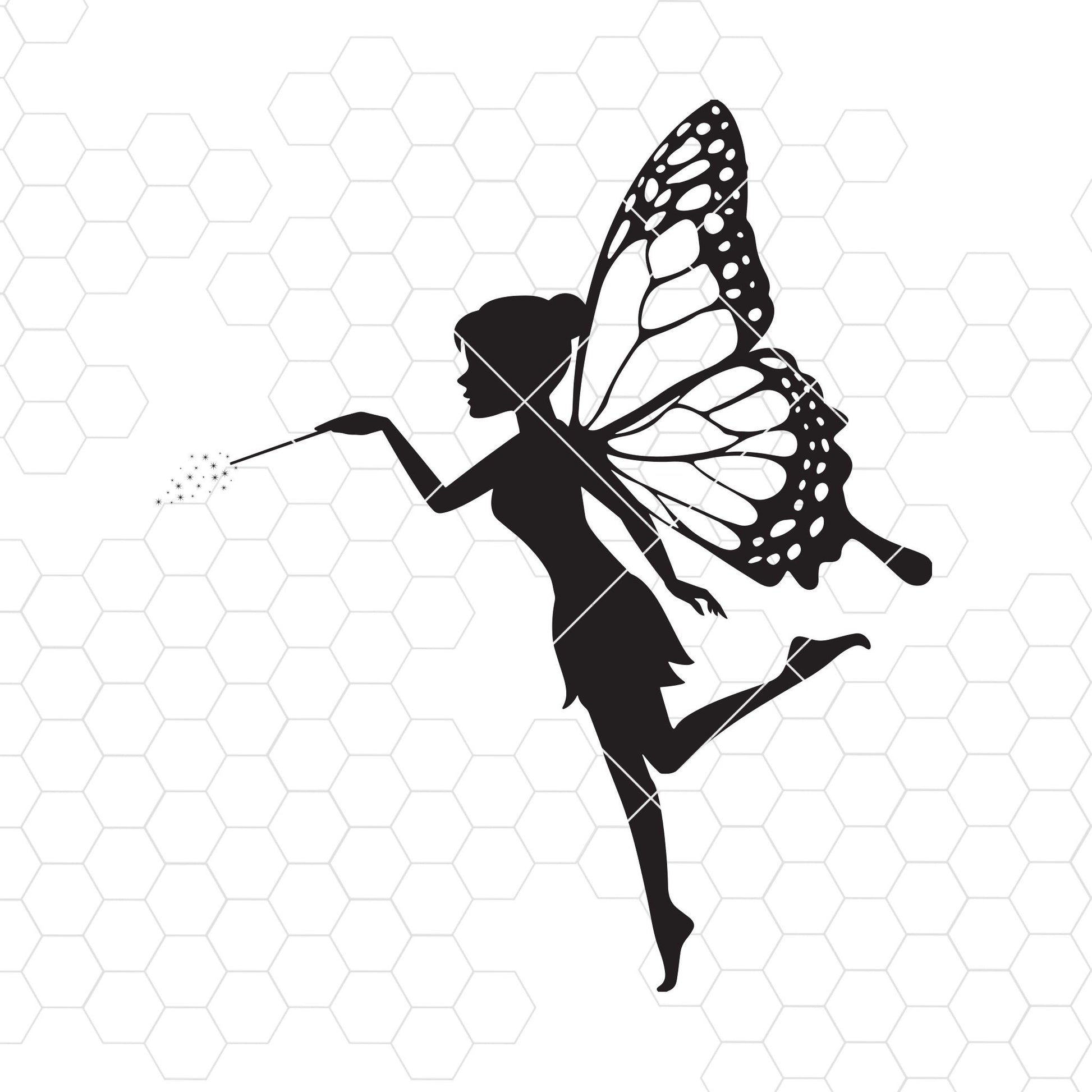 Fairies SVG Design cut file for Cricut & Silhouette by DoranStars