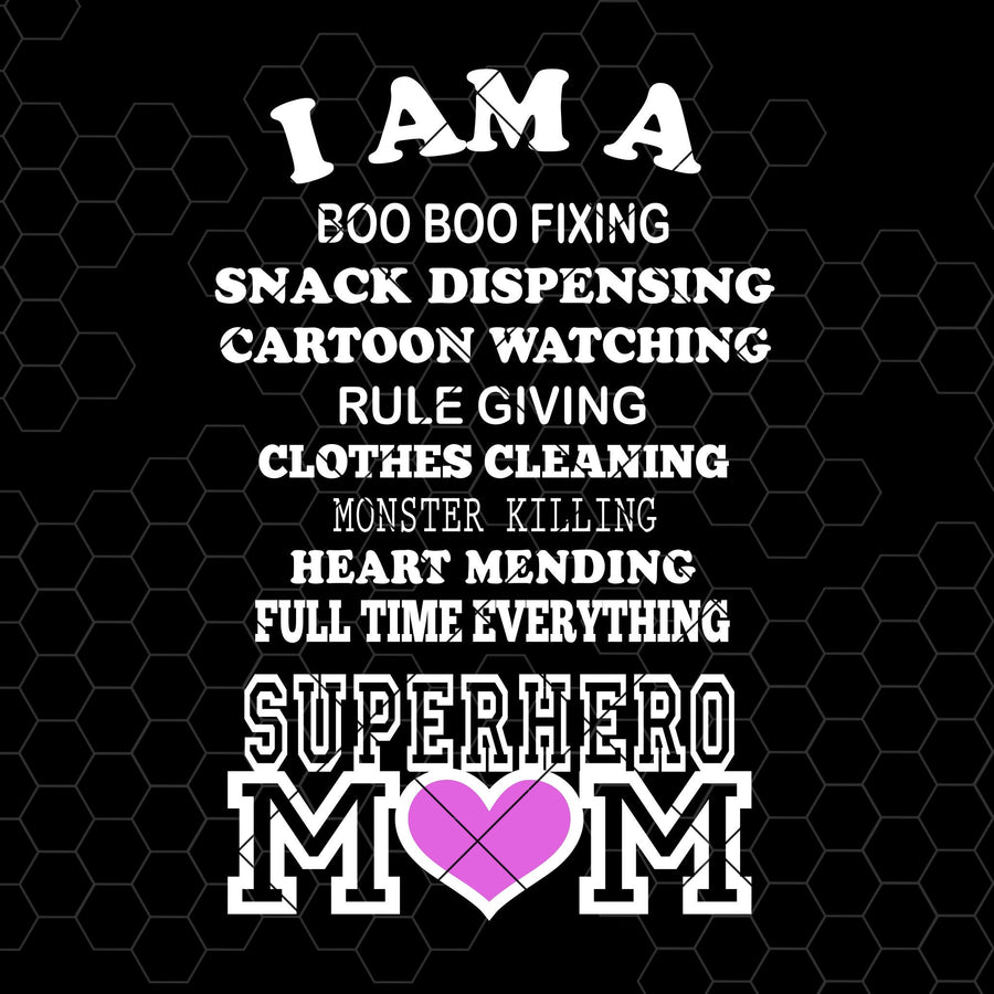 I Am A Boo Boo Fixing Snack Dispensing Cartoon Watching Rule Digital Cut Files Svg, Dxf, Eps, Png, Cricut Vector, Digital Cut Files Download