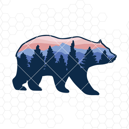 Bear SVG Design cut file for Cricut & Silhouette by DoranStars