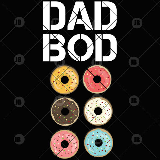 Dad Bod Father's Day SVG cut file for Cricut & Silhouette by DoranStars