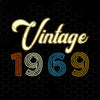 Vintage 1969 Digital Cut Files Svg, Dxf, Eps, Png, Cricut Vector, Digital Cut Files Download