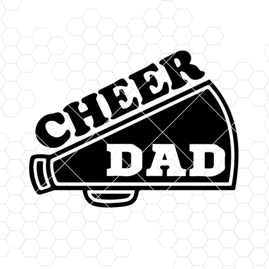 Cheer Dad Father's Day SVG cut file for Cricut & Silhouette by DoranStars